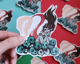 Siren Water / Mermaid / Matte Vinyl / Fantasy Stickers