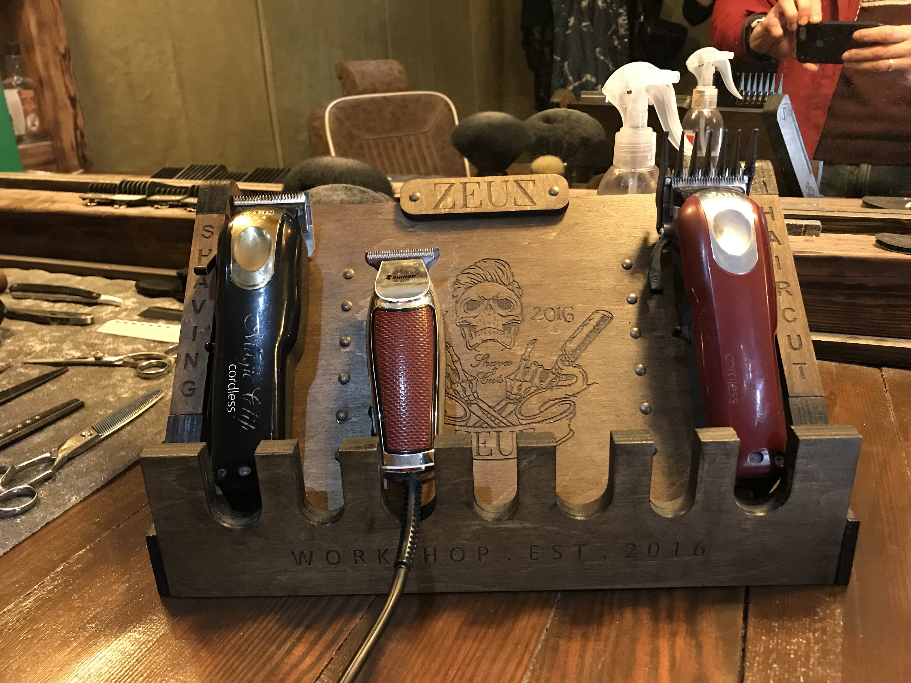 Barber Toolbox Stand for Barber Tools Tree Gift Barber Etsy