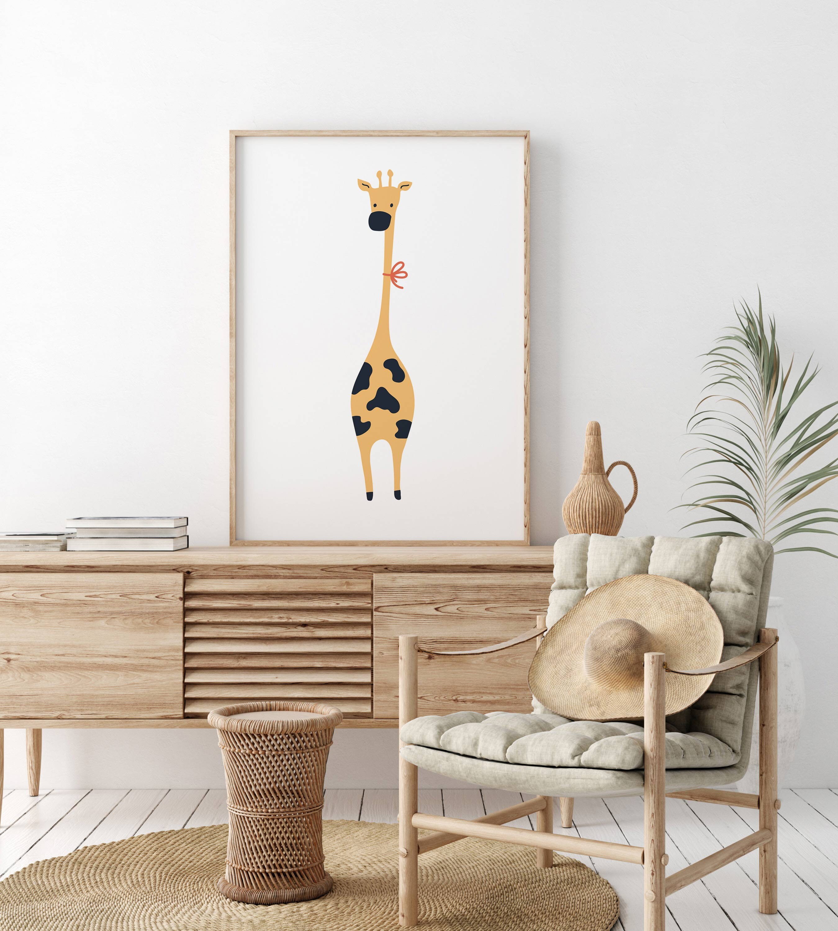 Safari Kinderzimmer Dekor Giraffe Print Dschungel Thema | Etsy
