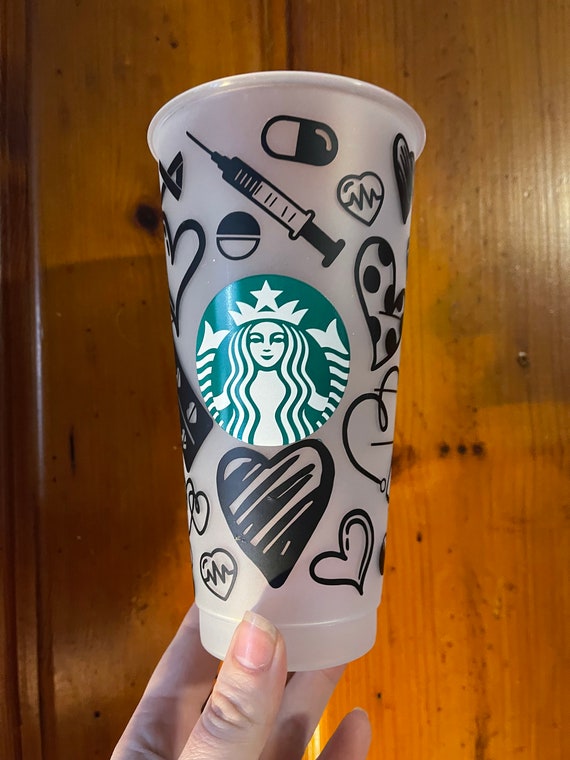 Nurse Starbucks Cup Etsy