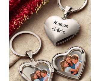 Personalized medallion keychain, souvenir gift, lucky charm gift