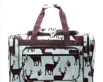 Buck Deer Duffle Bag Luggage NGIL Monogram Personalizable