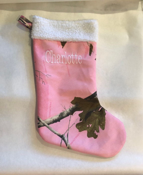 Realtree AP Pink Camo Christmas Stocking 