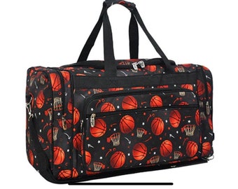 Basketball duffle Bag Luggage NGIL Plain or Monogram Personalized Choice of Color