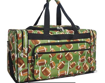 Football duffle Bag Luggage NGIL Plain or Monogram Personalized Choice of Color