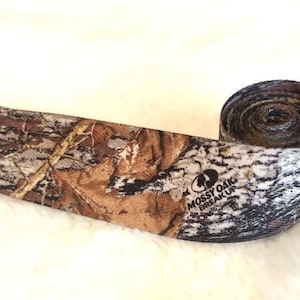 5 yards Licensed Mossy Oak Break Up Camoflauge Gross Grain Ribbon