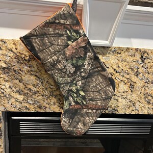 Mossy Oak Camo Christmas Stocking with Minky Trim image 10