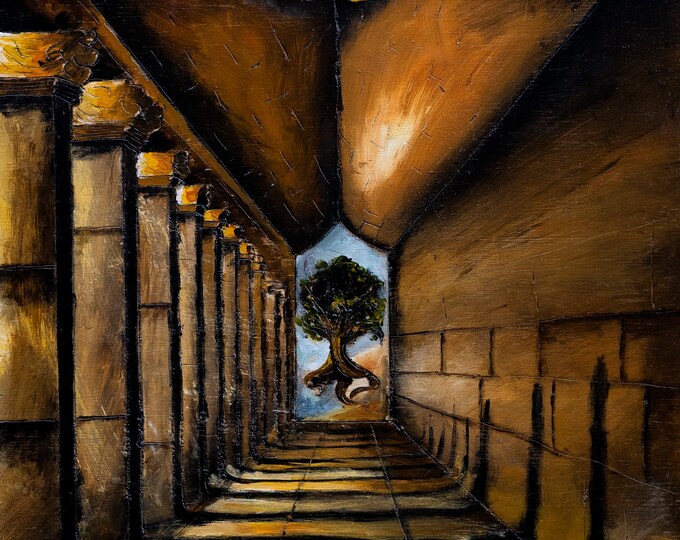 Tree Of life Hallway Original art Print