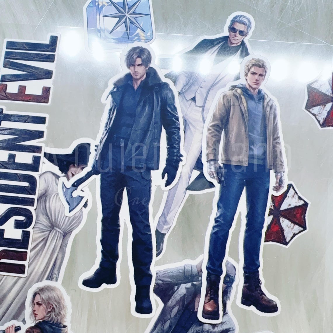 Evil Sticker Resident Evil Stickers | Water Resistant Decals for Laptops and Journal ...