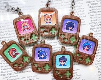 Stardew Valley Phone Charm | Mini Game Console Dust Plug, Stardew Valley Keychain Bag Charm