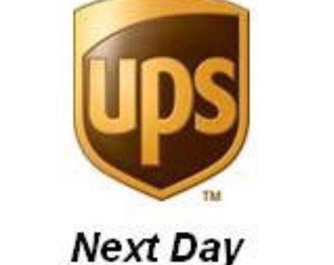 UPS Next Day Air Shipping Upgrade Etsy