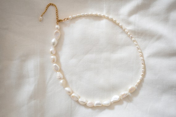 ☆ENGBROX☆ amelia pearl flower necklace EBNL24029RB lani pearl necklace - ENGBROX | 60% - Asian Fashion Online Store
