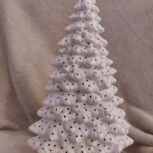 ceramic Bisque sill Christmas tree ready to paint