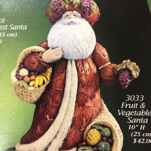 Gare Millennium Santa Ceramic Bisque Ready to Paint 3547 Etsy