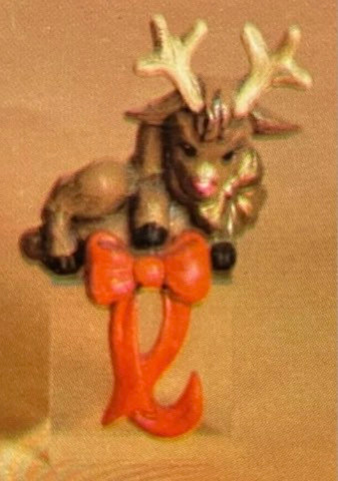 Ceramic Bisque Reindeer Stocking Holder Ready to Paint Etsy