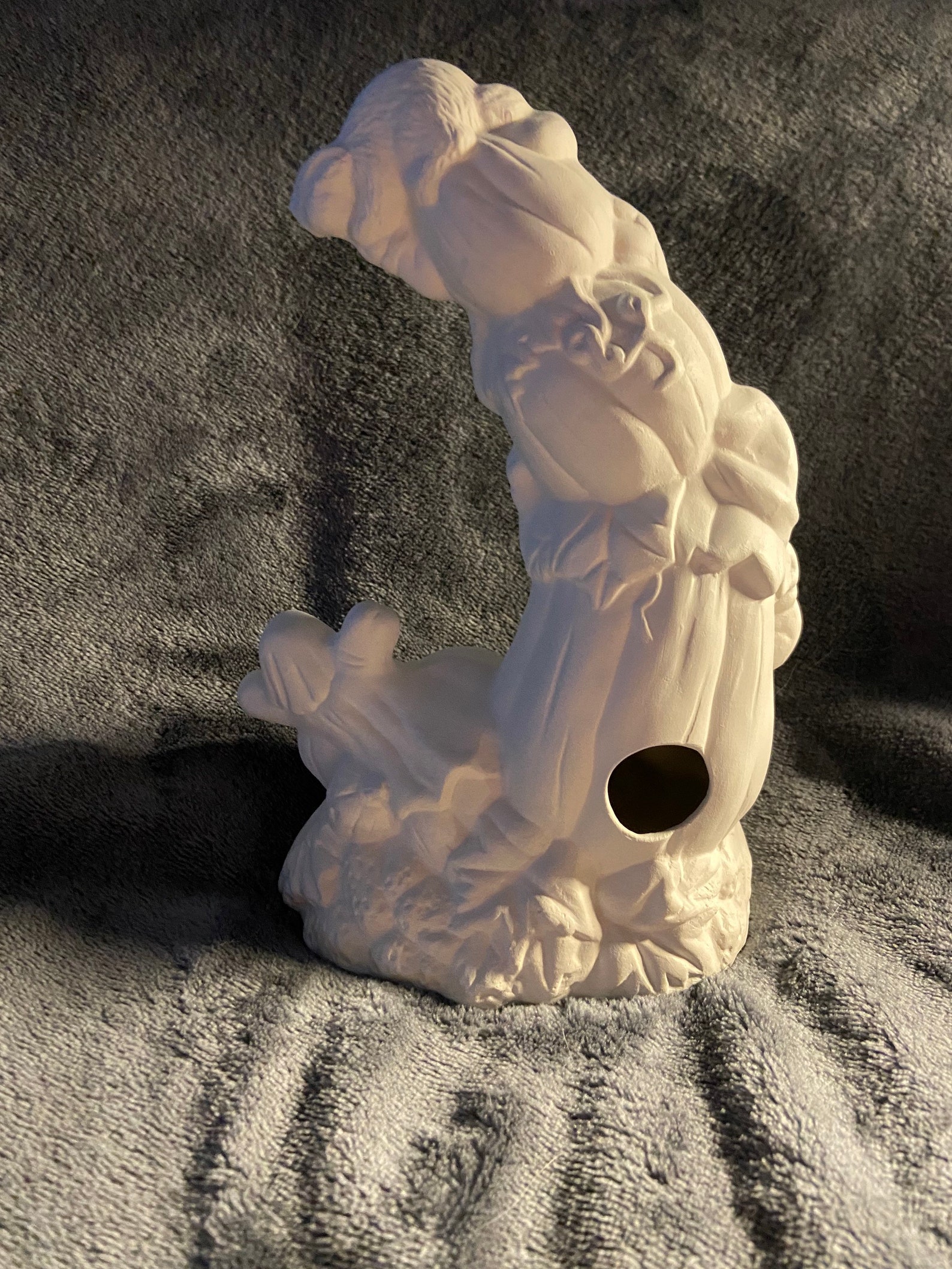 Ceramic Bisque Halloween Stack of Pumpkins Ready to Paint Etsy