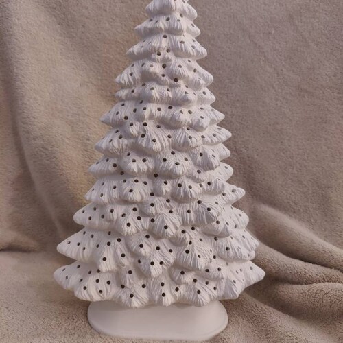 Ceramic Christmas Tree Kit Ready to Paint 9 Inch Tree Tree Etsy