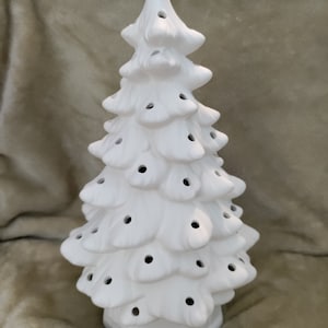 Ceramic bisque Holland Christmas tree ready to paint