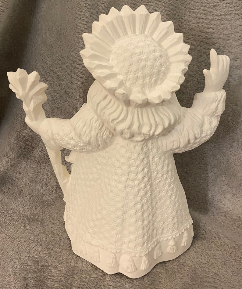 Gare Crystal Santa Ceramic Bisque Ready to Paint 2843 Etsy