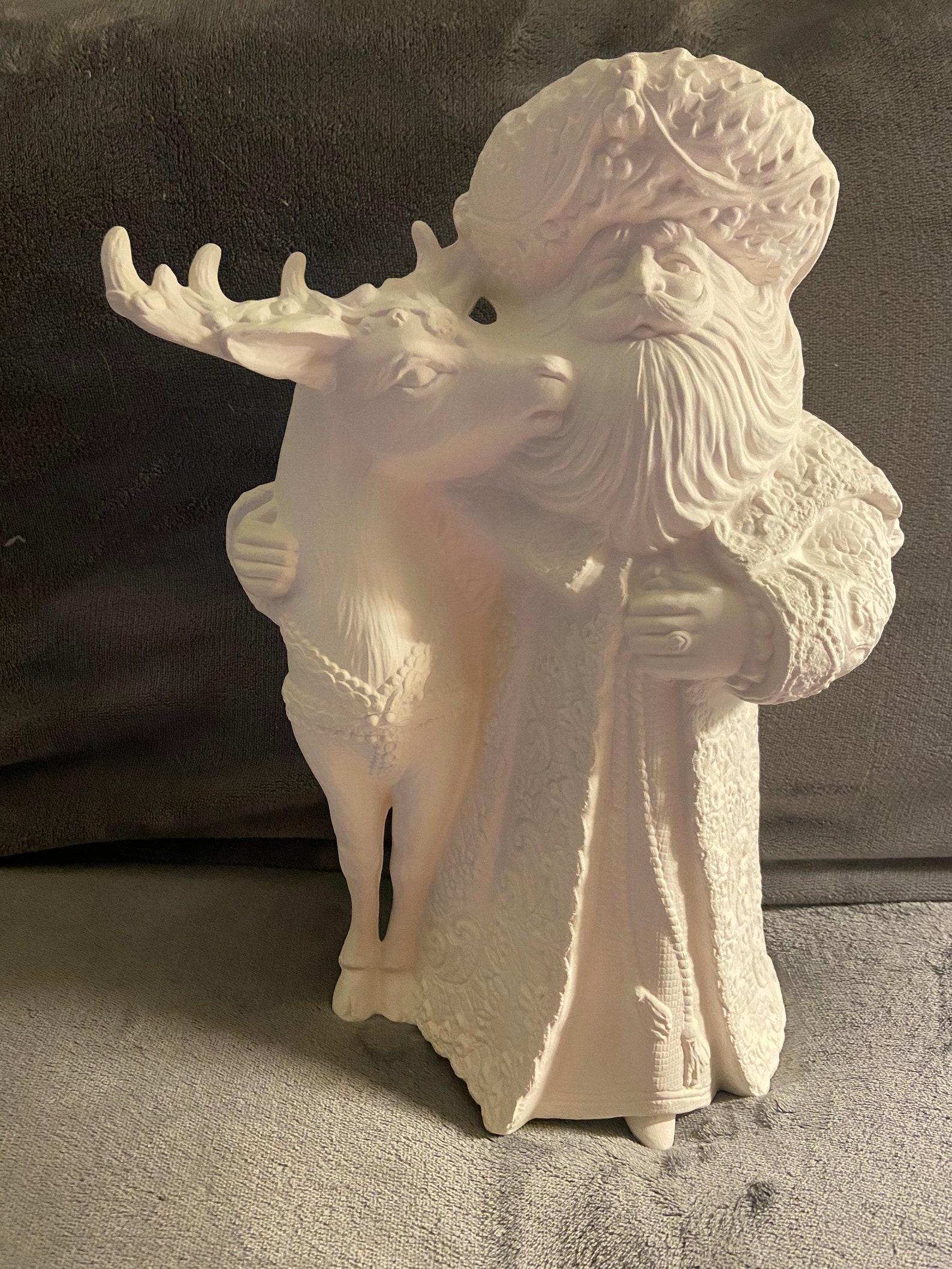 Ceramic bisque large gare old world Santa ready to paint Etsy