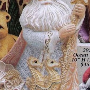 Gare Ocean Santa Ceramic Bisque ready to paint # 2924