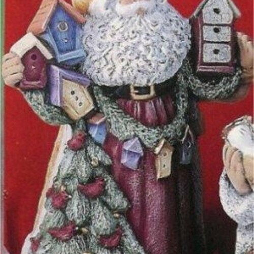 Gare Clocks Santa Ceramic Bisque Ready to Paint 3495 Etsy