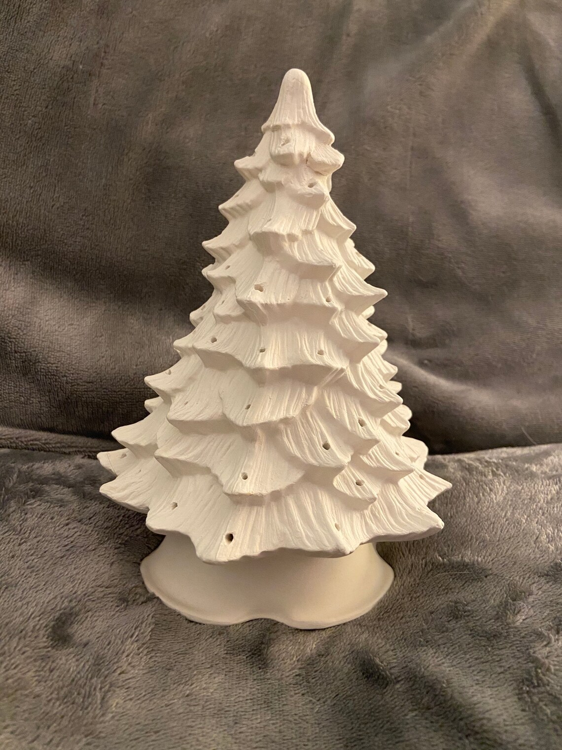 Ceramic bisque Christmas tree ready to paint Etsy