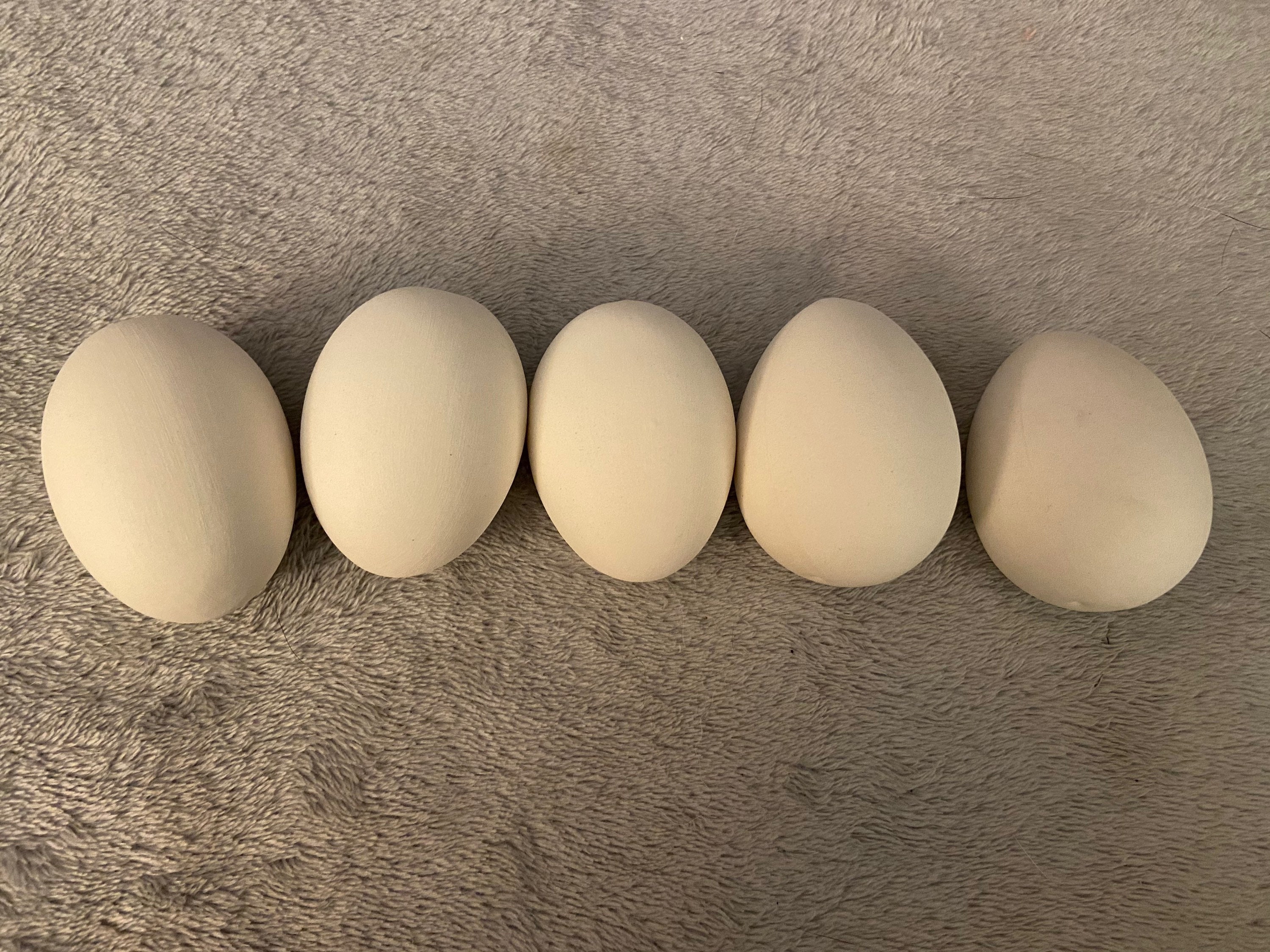 Ceramic bisque Easter egg set ready to paint Etsy