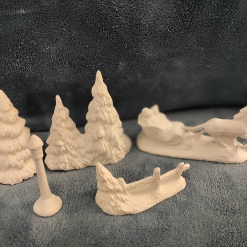 Fairy House With Butterfly in Ready to Paint Ceramic Bisque Etsy