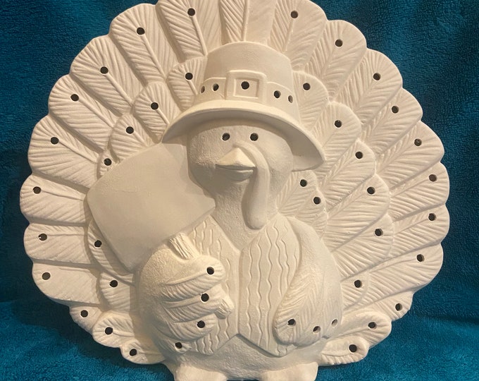 Ceramic Bisque Light up Turkey Ready to Paint Etsy