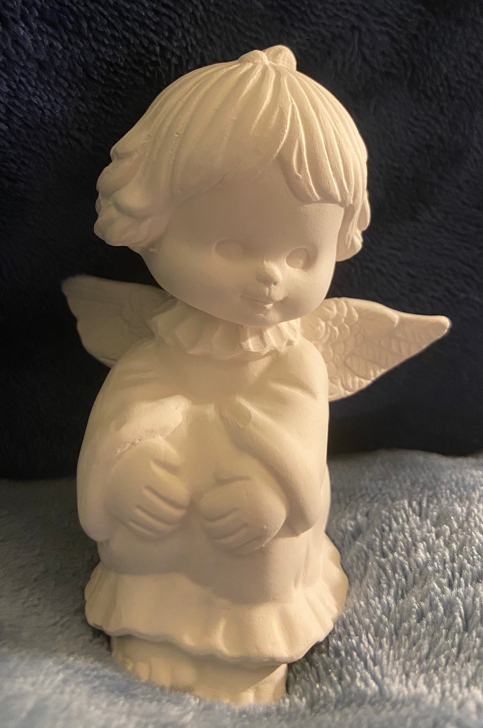 Ceramic bisque angel ready to paint Etsy