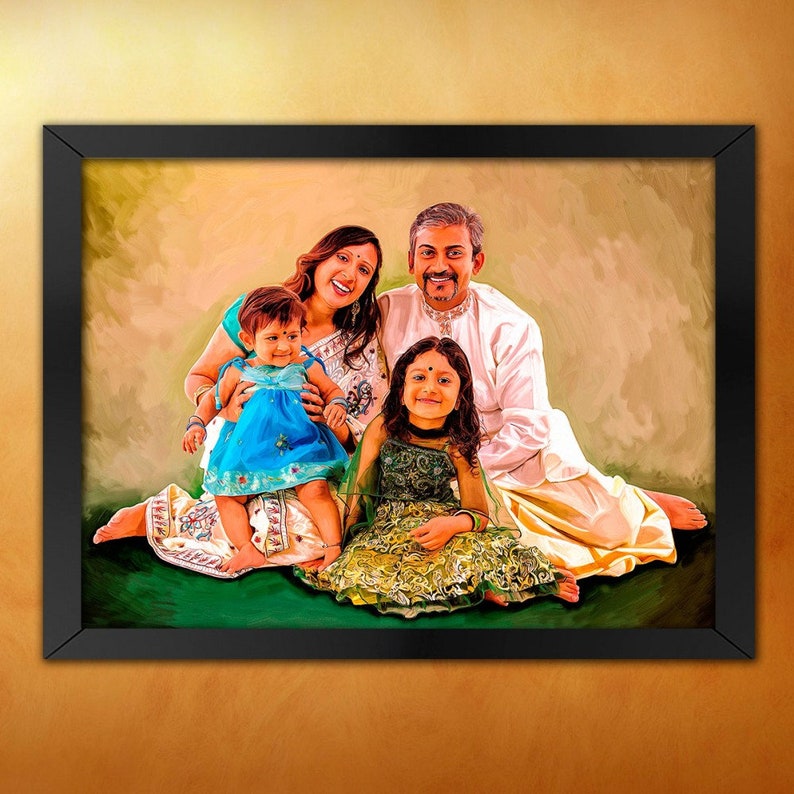 Oil Painting, Photo Editing, Digital Portrait Painting From Your Photo