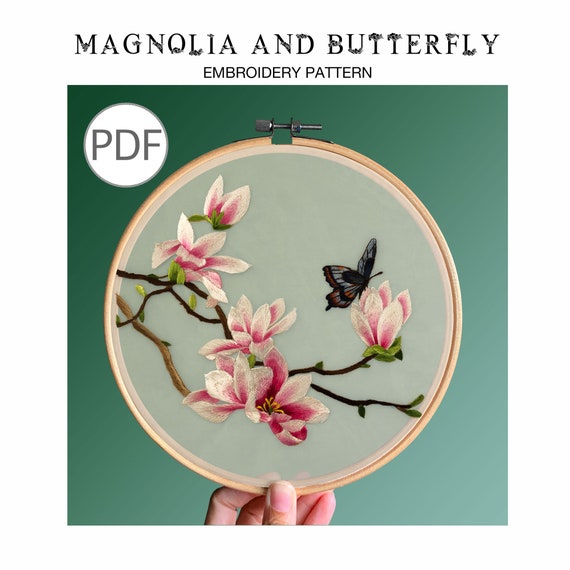 PDF DIY Chinese Style /oriental Hand Embroidery Hoop Art