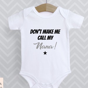 Ain't No Nanny Like The One I Got Cute Baby Vest Grow Funny Baby Shower Gift 