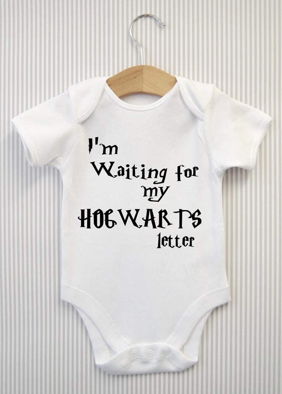 OFFICIAL Harry Potter waiting for my letter Hogwarts Baby bodysuit grow Gift new