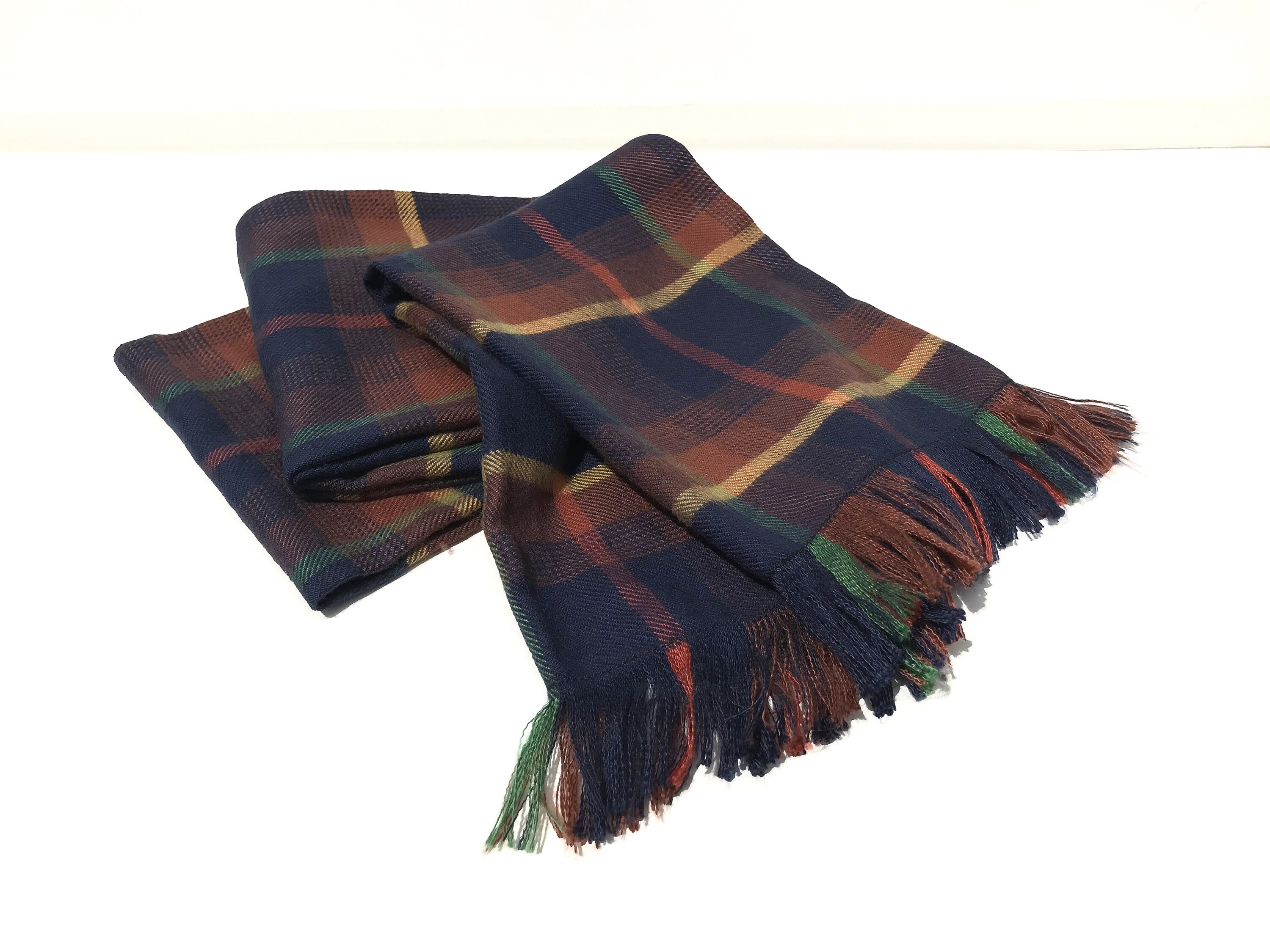 小物 plaid pattern scarf Plaid Flannel Scarf - Etsy