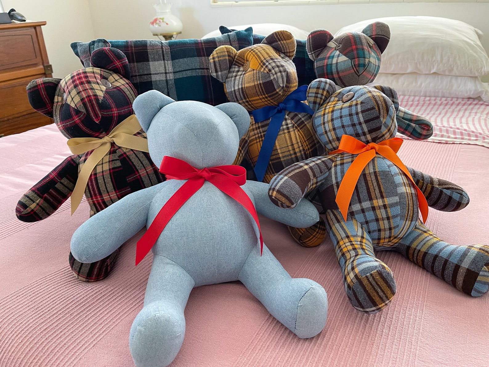  Memory Bears - Keepsake - Handmade from Clothing