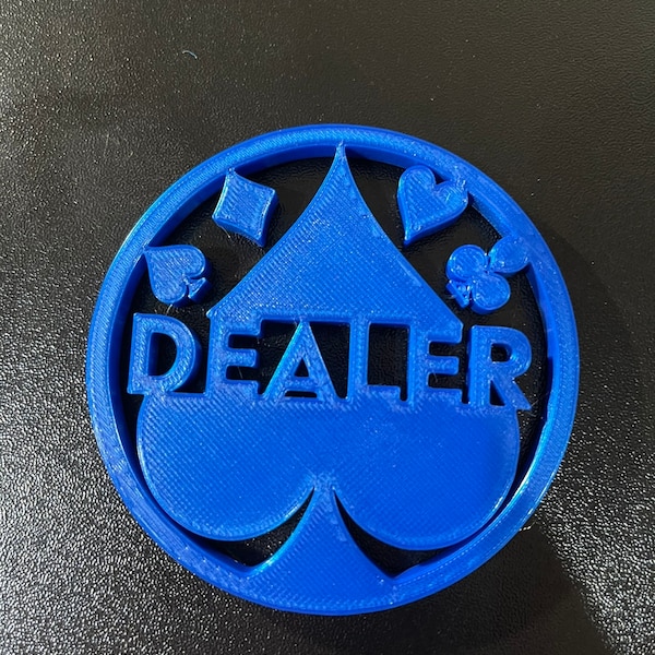 Custom Poker Dealer Button Etsy