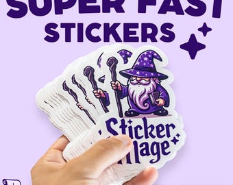 Custom Die Cut Stickers | Any Shape | Waterproof Vinyl | Your Logo or Design | Fast Turnaround