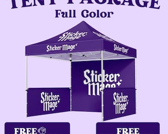 Custom Event Tent | Printed Pop Up Canopy | 10x10 Trade Show Tent | Vendor & Farmers Market Display