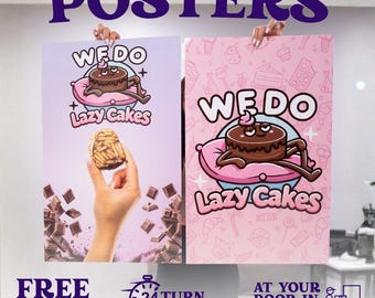 SUPER FAST Custom Glossy 16pt Poster | Personalized Printing, Fast Shipping
