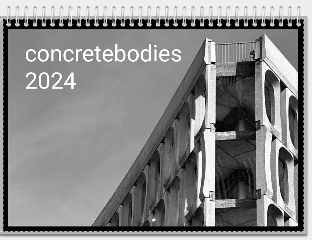 2024 Brutal Modernist and Modern Architecture Calendar by Etsy UK