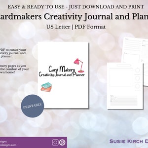 Ultimate Cardmaking Planner | 139 Page Digital Download | Seasonal Cardmaker Journal | Craft Planning Organizer instant Download