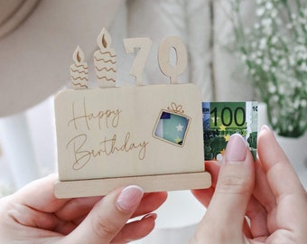 Geldgeschenk 70 Geburtstag Geldgeschenke zum 70 Geburtstag - Geldgeschenk 70 Geburtstag Frau - Geldgeschenk 70 Geburtstag Mann