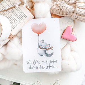 Affirmationskarten für Kinder - Gefühlskarten für Kinder - Mutmacherkarten Kinder - Positive Glaubenssätze