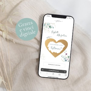 Vuoi essere il mio testimone gratta e vinci digitale