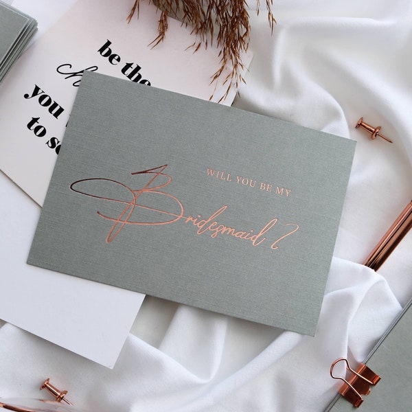 Will you be my bridesmaid card - Bridesmaid proposal cards