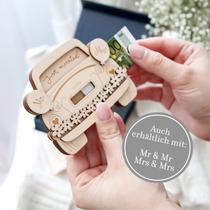 Geldgeschenk Hochzeit - Geldgeschenke zur Hochzeit - Hochzeitsgeschenke Geld - Hochzeitsgeschenke für Brautpaar Geld schenken - Mr Mrs