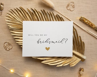 Will you be my bridesmaid card - Bridesmaid proposal cards