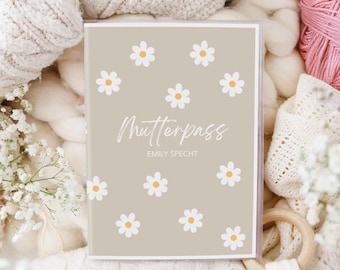Mutterpasshülle personalisiert mit Namen Daisy